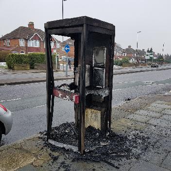 KX100A Eltham Rd Burnt Out 1 030318