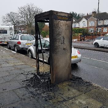 KX100A Eltham Rd Burnt Out 2 030318