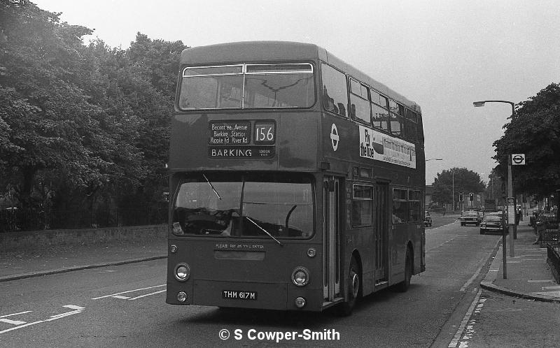 156,BW57,20,DMS1617,156,Barking London Road,Barking,Aug 1978.jpg