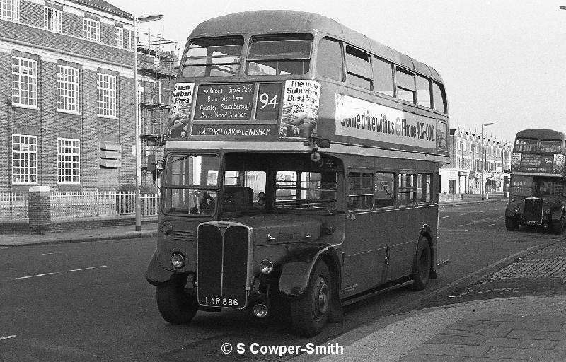 94,BW48,28,RT3467,94,CATFORD GAR VIA LEWISHAM,CATFORD GARAGE,21071978.jpg