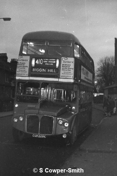 BW22,16,RCL2229,410,BIGGIN HILL,BROMLEY NORTH ST,JAN 1978.JPG