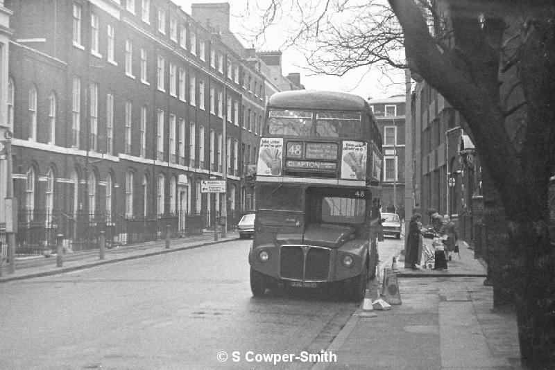 BW23,12,RML2503,48,CLAPTON KENNINGHALL ROAD,LONDON BRIDGE ST THOMAS STREET,15 JAN 78.JPG