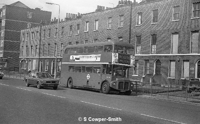 BW28,28,RML2546,15,East Ham White Horse,Stepney Arbour Square,Mar 1978.jpg