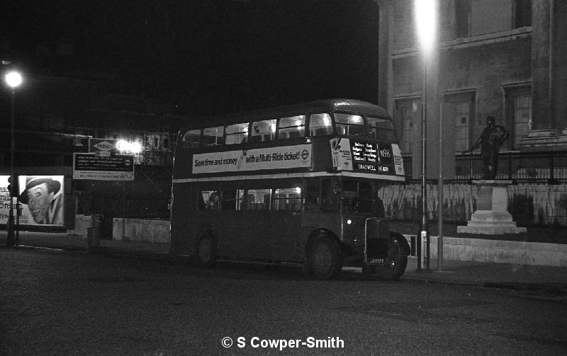 BW31,07,RT0939,N98,Chadwell Heath,Trafalgar Sq,Apr 78.jpg