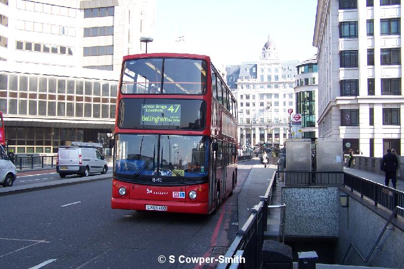 18490 FNS 47 Bellingham Catford Bus Garage London Bridge 140408.JPG