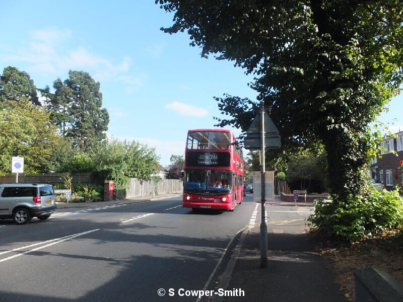 Buses On Diversion Bickley 1 310816.JPG