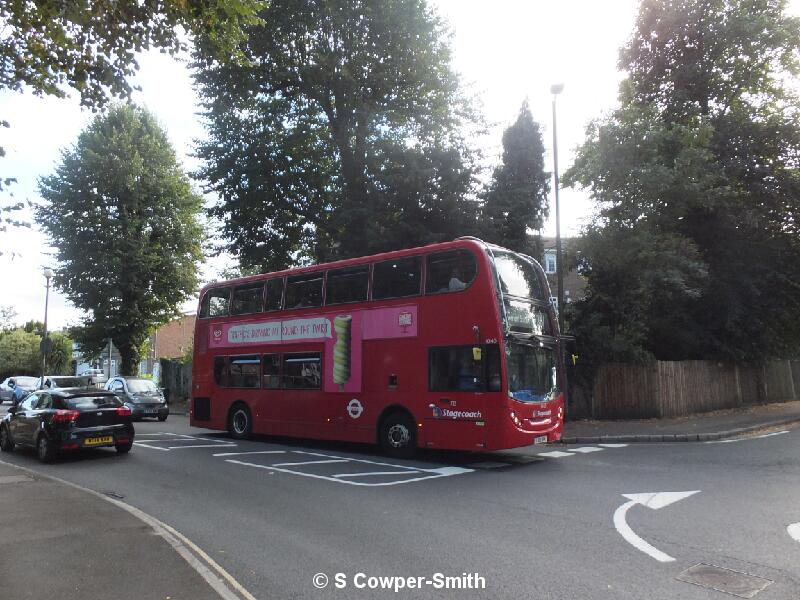 Buses On Diversion Bickley 11 310816.JPG