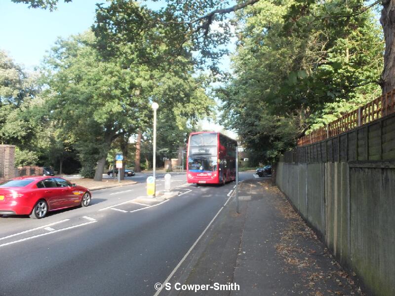 Buses On Diversion Bickley 2 310816.JPG