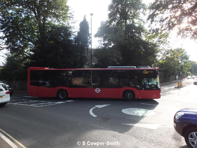 Buses On Diversion Bickley 22 310816.JPG
