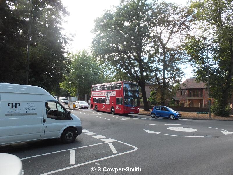 Buses On Diversion Bickley 4 310816.JPG